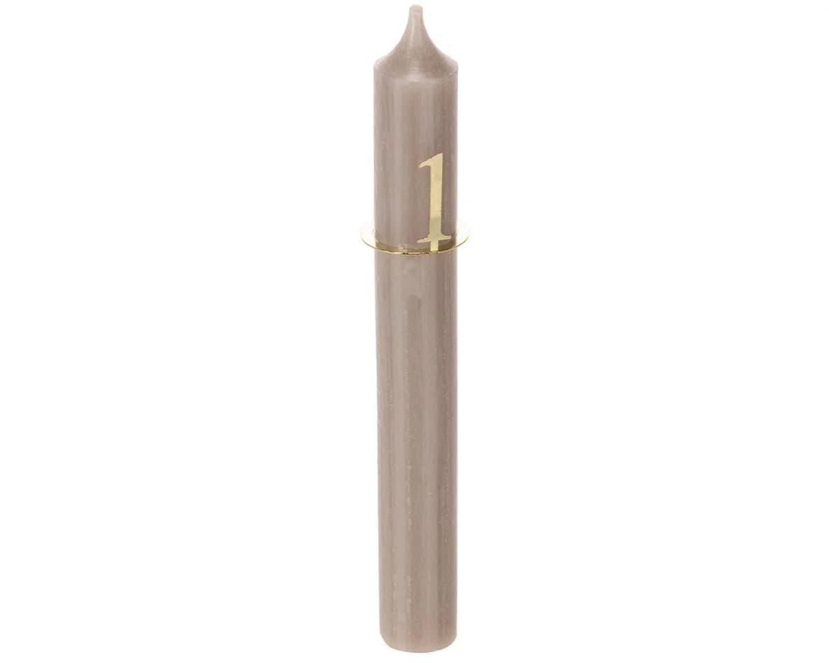 Posiwio Adventskranz-Kerzenringe Gold 4er Set mit Zahlen - Bild 5