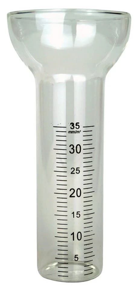 Posiwio Regenmesser Vogel mit zwei Herzen Braun Metall & Glas - Bild 3