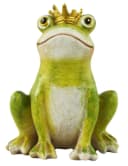 Posiwio Dekofigur 2er Set Froschkönig Grün Gold Ton Bild 3