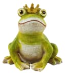 Posiwio Dekofigur 2er Set Froschkönig Grün Gold Ton Bild 4