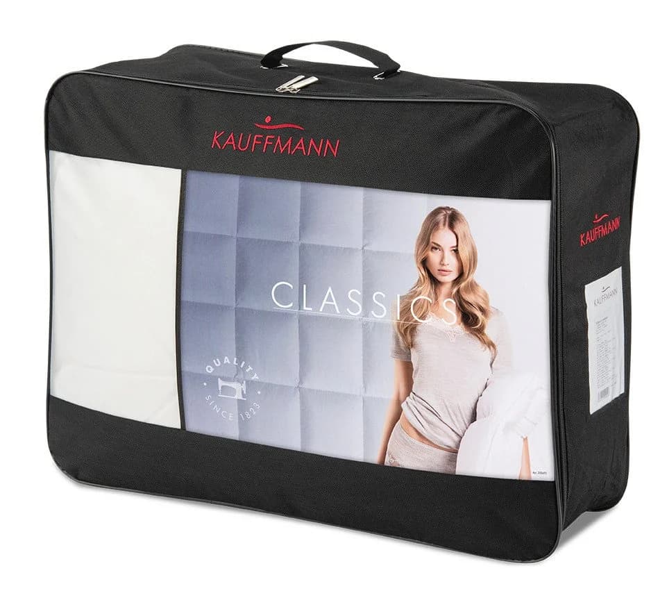 Kauffmann Daunenbettdecke Sommerdaunendecke Superior Light 100% Baumwolle Weiss - Bild 4