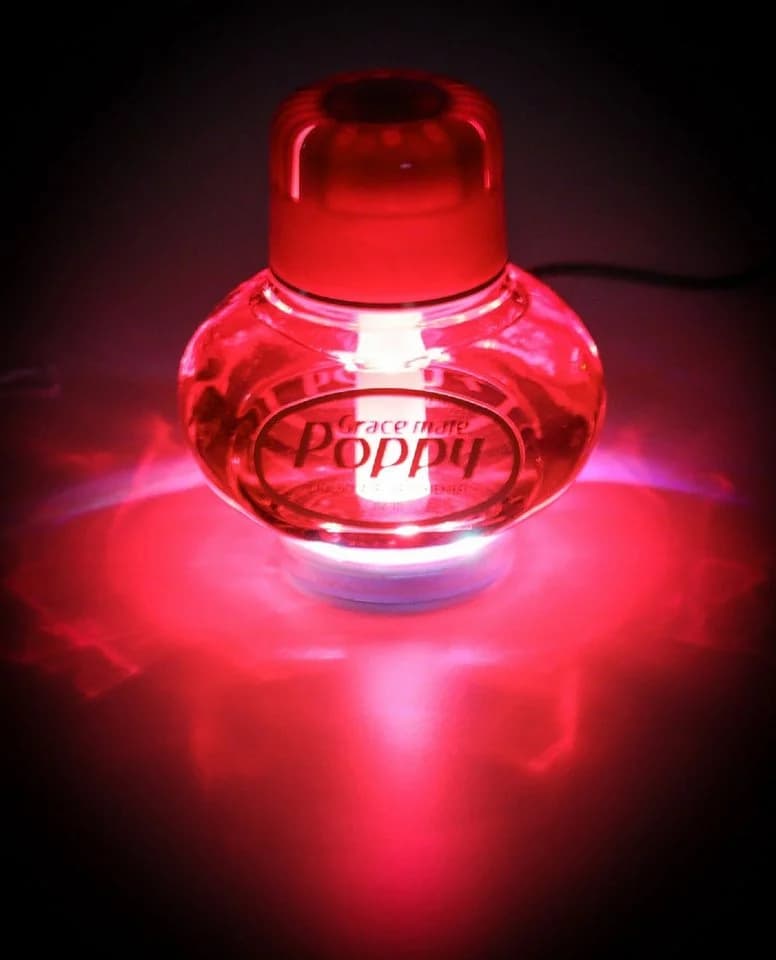 Bubble-Store Poppy Lufterfrischer mit LED-Beleuchtung Hibiskus 150 ml - Bild 4