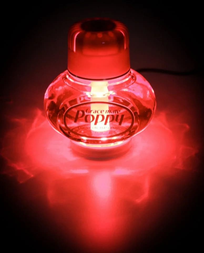 Bubble-Store Poppy Lufterfrischer mit LED-Beleuchtung Hibiskus 150 ml - Bild 5