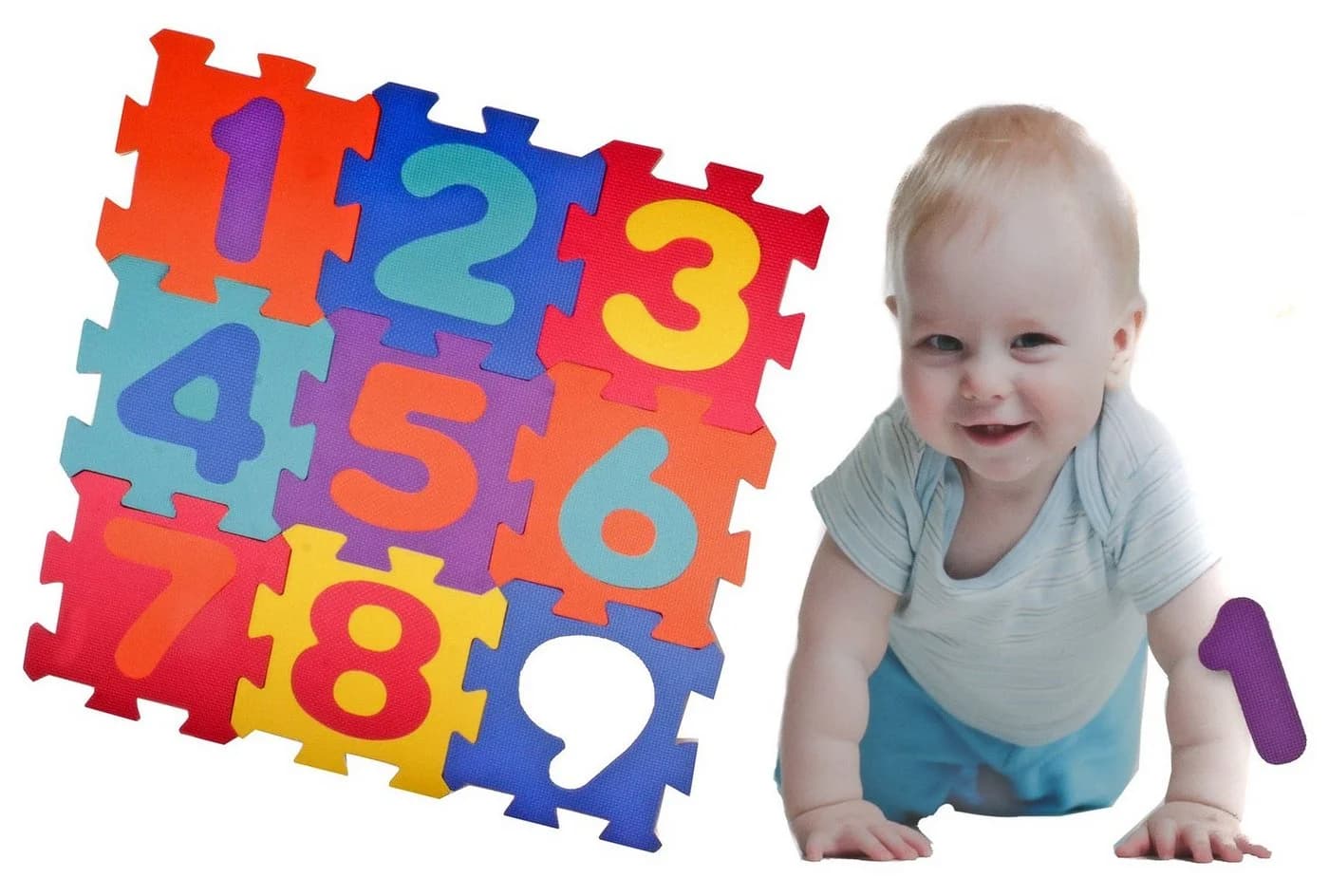 Bubble-Store Puzzlematte Zahlen Puzzlematte Kinder Spielmatte