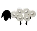 Bubble-Store Toilettenpapierhalter Schwarz Industrial Schafskopf Bild 2