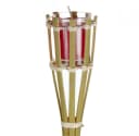 Bubble-Store Gartenfackel Bambus 5er Set mit Citronella Kerzen Bild 5