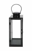 Mica Decorations Kerzenlaterne Industrial Design Schwarz Metall Glas Bild 2
