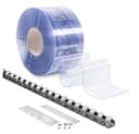 HaGa PVC-Lamellenvorhang 20cm Streifen Transparent Bild 1