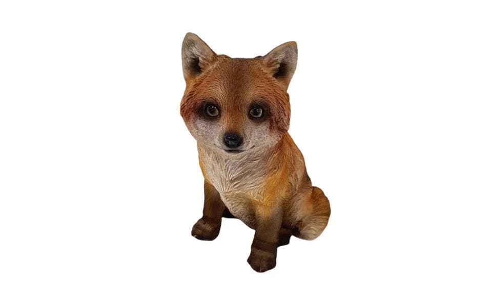 Figurendiscounter Dekofigur Fuchs klein Polyresin wetterfest