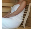 HOFMEISTER Sauna-Set mit Rückenlehne, Kopfstütze & Beinstütze aus Lindenholz Bild 1