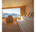 HOFMEISTER Sauna-Set mit Rückenlehne, Kopfstütze & Beinstütze aus Lindenholz Bild 3