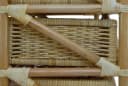 Krines Home Badregal Rattan Standregal mit 5 Schubladen Honig Bild 5