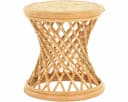 Krines Home Fußhocker Rattan Honig Handarbeit Bild 2