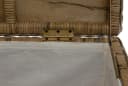 Krines Home Rattan Truhe Grau Natur mit Stoffinlett Bild 5