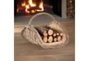 Krines Home Kaminholzkorb Woody Kubu-Rattan Natur Bild 1