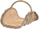 Krines Home Kaminholzkorb Woody Kubu-Rattan Natur Bild 3