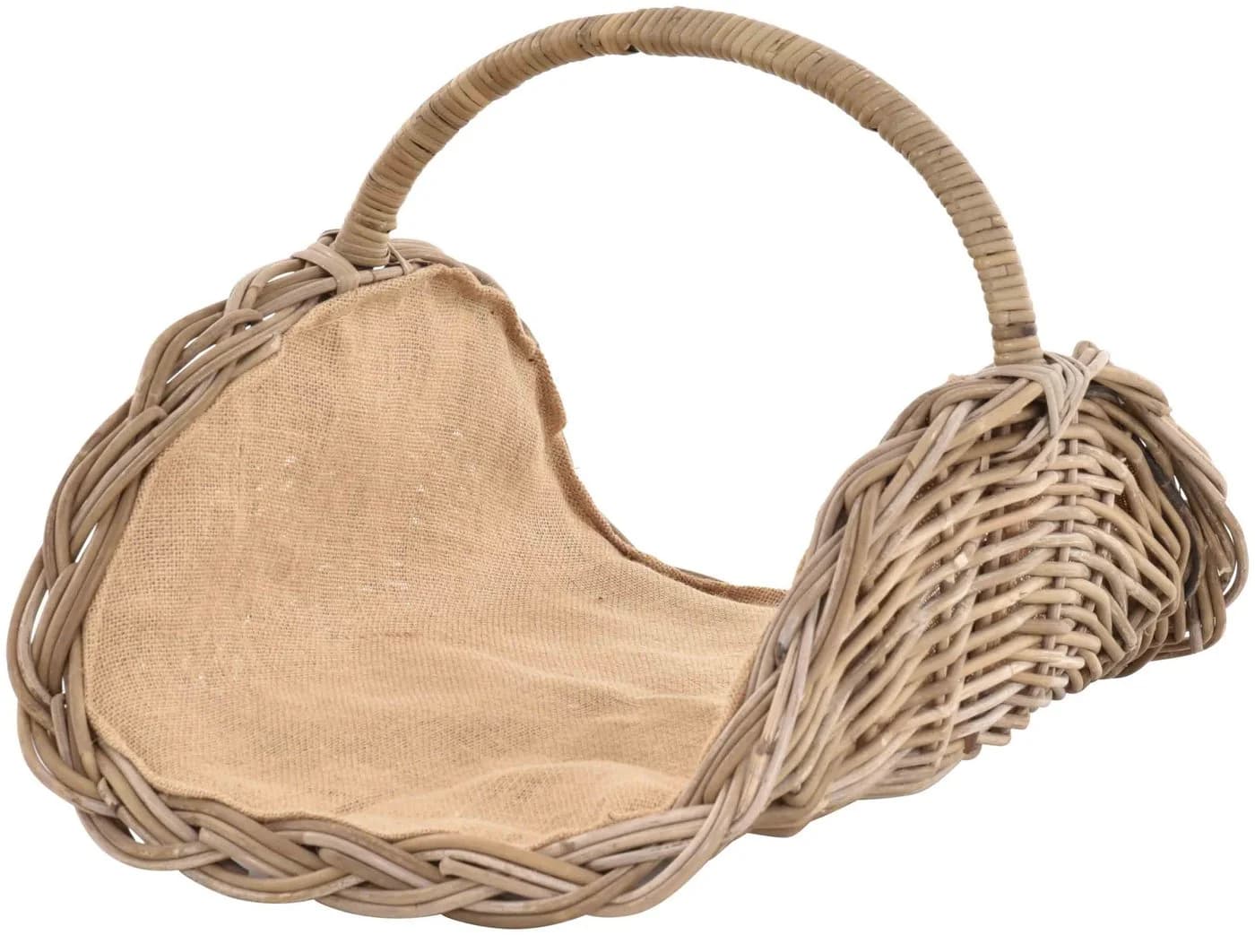 Krines Home Kaminholzkorb Woody Kubu-Rattan Natur - Bild 3
