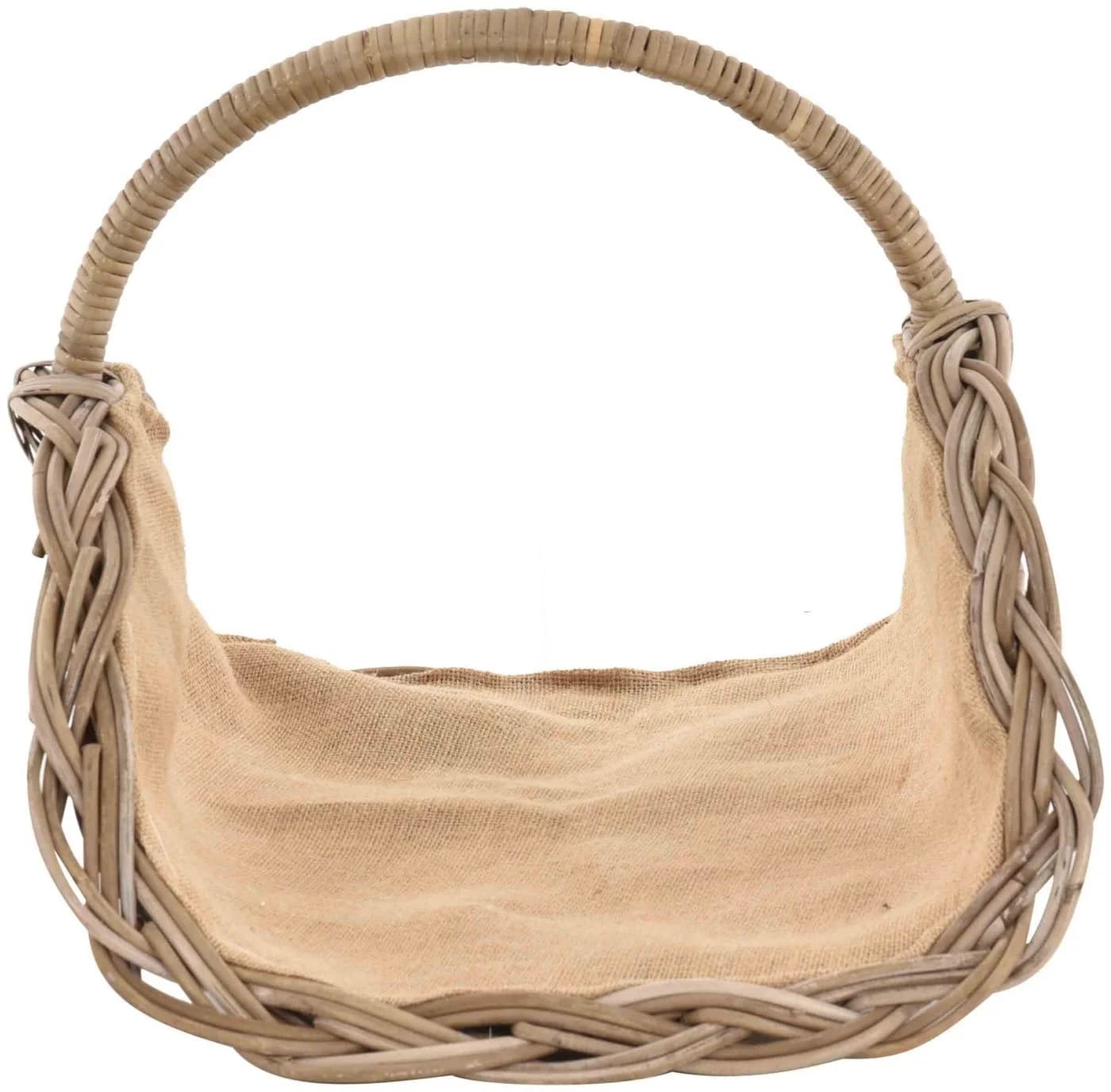 Krines Home Kaminholzkorb Woody Kubu-Rattan Natur - Bild 4