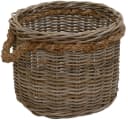 Krines Home Übertopf Großer Pflanzkorb Rattan Grau Bild 1