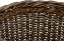 Krines Home Übertopf Großer Pflanzkorb Rattan Grau Bild 3
