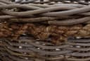 Krines Home Übertopf Großer Pflanzkorb Rattan Grau Bild 5