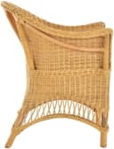 Krines Home Esszimmersessel Rattan mit Armlehnen & Kissen Bild 3