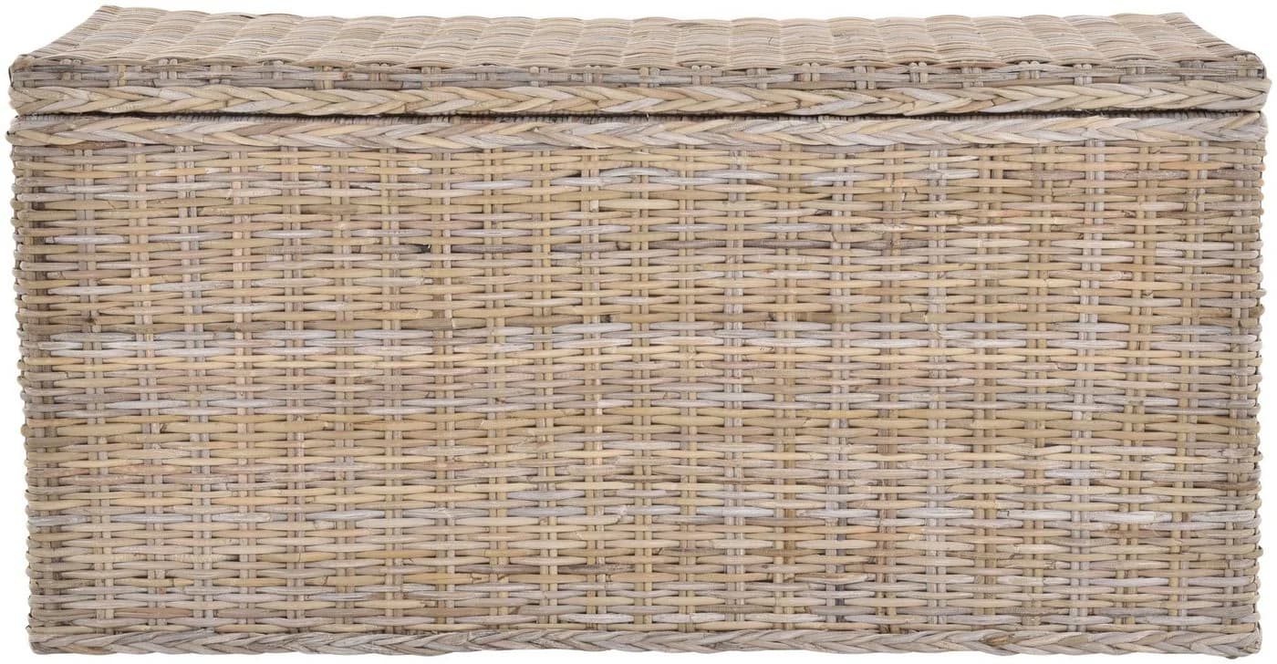 Krines Home Wäschetruhe Rattan Groß XL Natur - Bild 3