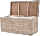Krines Home Wäschetruhe Rattan Groß XL Natur Bild 4