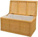 Krines Home Truhe Wäschetruhe Rattan Natur Honig Bild 3