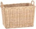 Krines Home Kaminholzkorb mit Jutestoff-Inlett Hell Natur Bild 2