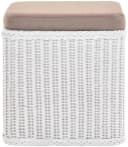 Krines Home Sitztruhe Rattan Wäschekorb Quadratisch Bild 1