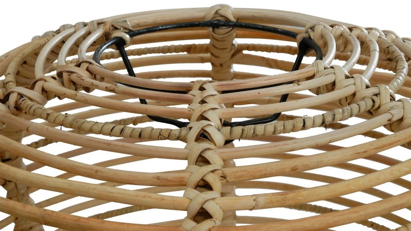 Krines Home Lampenschirm Retro Rattan 40cm - Bild 4
