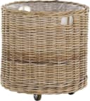 Krines Home Allzweckkorb Pflanzkorb Rattan XXL Rollkorb Bild 2