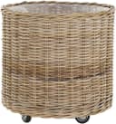 Krines Home Allzweckkorb Pflanzkorb Rattan XXL Rollkorb Bild 3