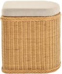 Krines Home Wäschetruhe Sitzbank Beige mit Deckel und Polster Bild 5