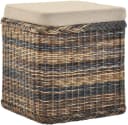 Krines Home Sitztruhe Rattan Wäschekorb Quadratisch Gepolstert Bild 2