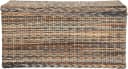 Krines Home Truhe Große Rattantruhe MAX Wäschetruhe Natur Rattan Bild 1