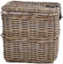 Krines Home Allzweckkorb Korbtruhe Natur Rattan Quadratisch Bild 3