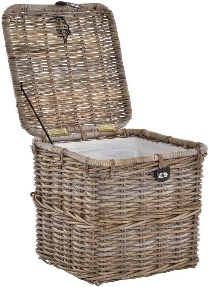 Krines Home Allzweckkorb Korbtruhe Natur Rattan Quadratisch - Bild 4