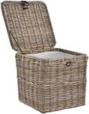 Krines Home Allzweckkorb Korbtruhe mit Deckel Natur Rattan Bild 4