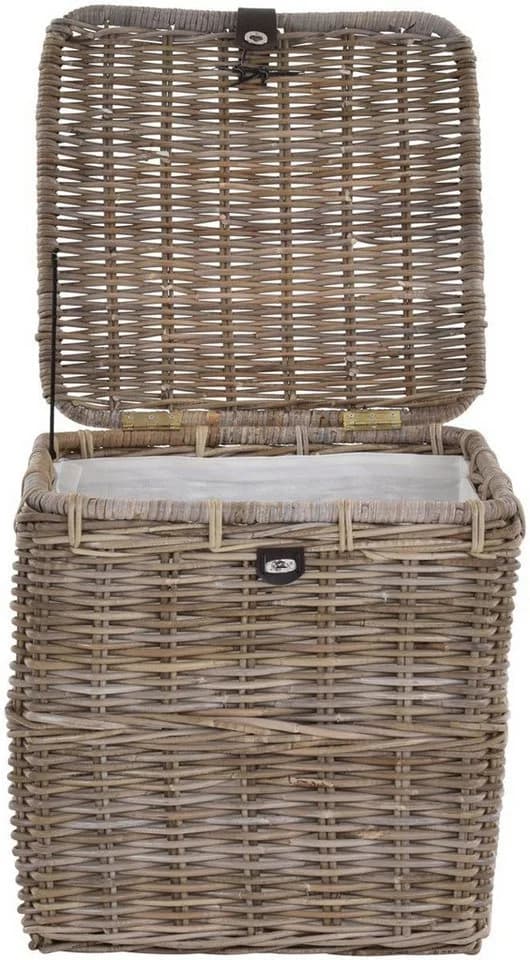 Krines Home Allzweckkorb Korbtruhe mit Deckel Natur Rattan - Bild 5