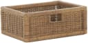 Krines Home Regalkorb 2er Set Hell Braun Rattan Bild 1