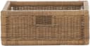 Krines Home Regalkorb 2er Set Hell Braun Rattan Bild 3