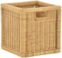 Krines Home Regalkorb Set 2-tlg. Beige Rattan Aufbewahrung Bild 1