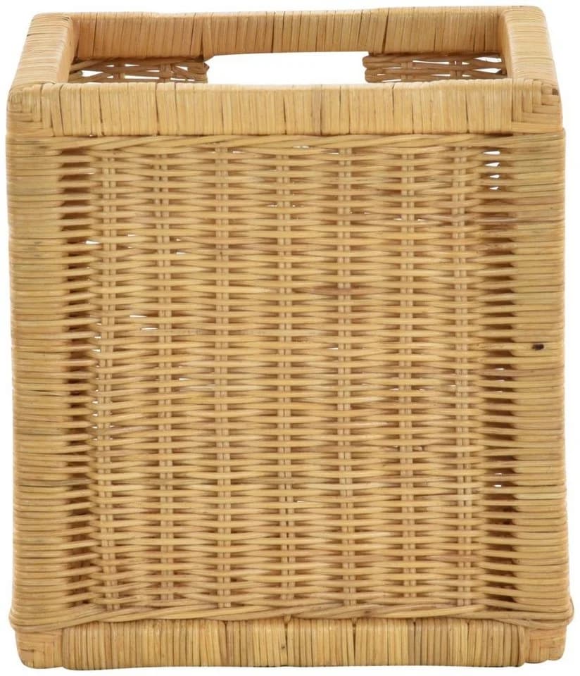 Krines Home Regalkorb Set 2-tlg. Beige Rattan Aufbewahrung - Bild 4