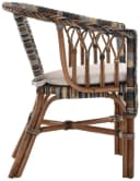 Krines Home Stapelbarer Rattansessel mit Armlehnen und Kissen Bild 3