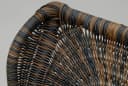 Krines Home Schaukelstuhl Luxor Natur Rattan Schaukelsessel Bild 4