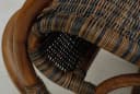 Krines Home Schaukelstuhl Luxor Natur Rattan Schaukelsessel Bild 5