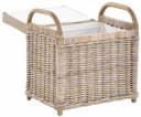 Krines Home Sitzbank Rattan mit Stauraum und gepolstertem Deckel Bild 4