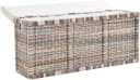 Krines Home Wäschetruhe Sitzbank Natur-Rattan Bild 4